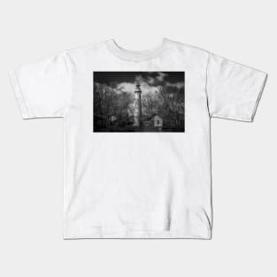 Black and White Light Kids T-Shirt